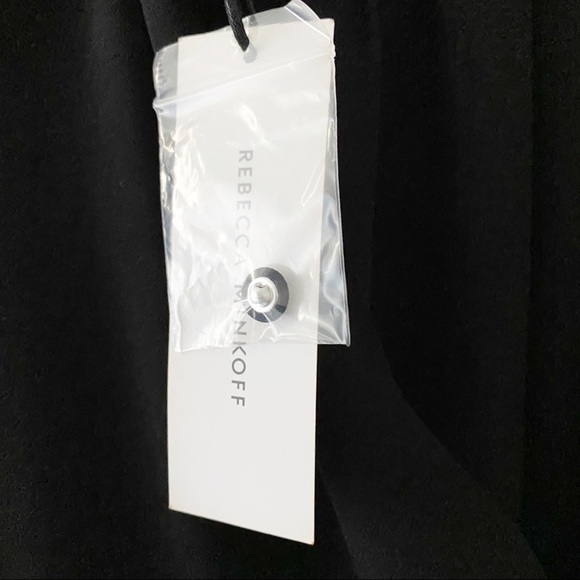 (NWT) Rebecca Minkoff | Zaykee Blouse Black Dress - Picture 7 of 12